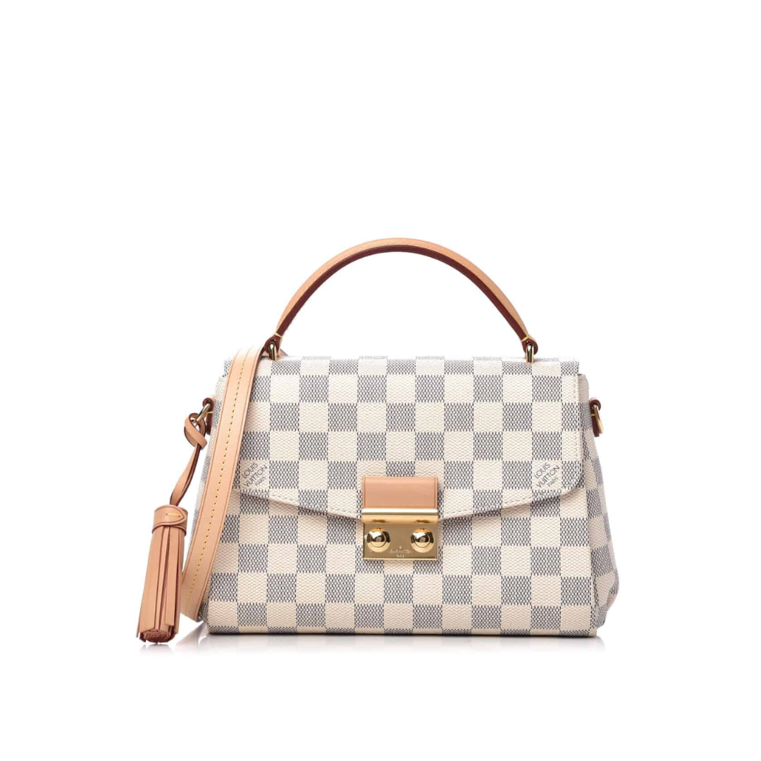 Bolsa Louis Vuitton Croisette Damier Azul Canvas